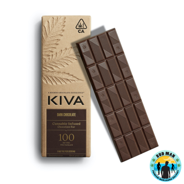 Kiva Chocolate Bars (100mg THC – 6 options)