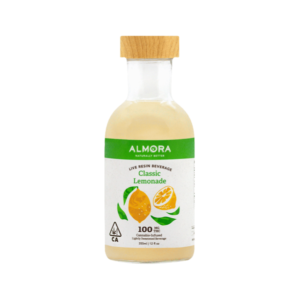 Almora Live Resin Beverage – Lemonade 100mg