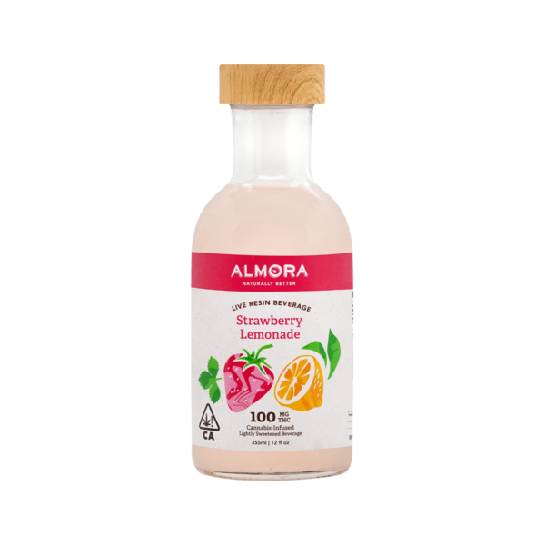 Almora Live Resin Beverage – Strawberry Lemonade 100mg