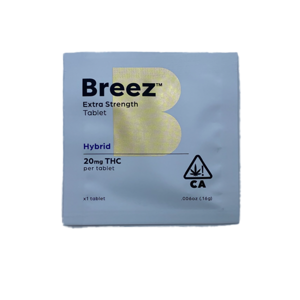 Breez Tablet Single Edible – Hybrid, 20mg