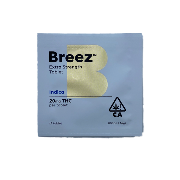 Breez Tablet Single Edible – Indica, 20mg