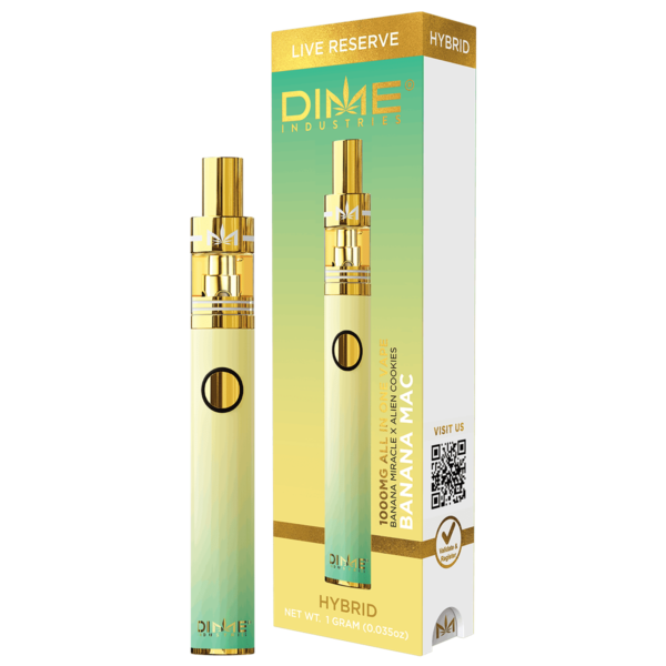 Dime AIO Live Reserve Cartridge – Banana Mac 1g