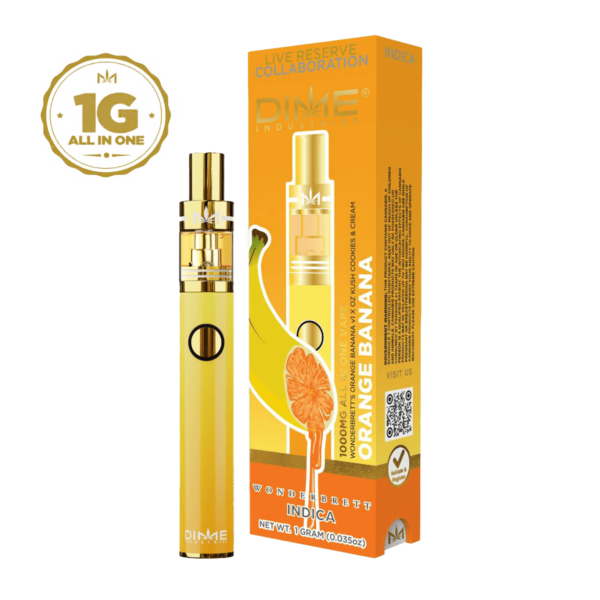 Dime AIO Collab: Wonderbrett – Orange Banana 1g