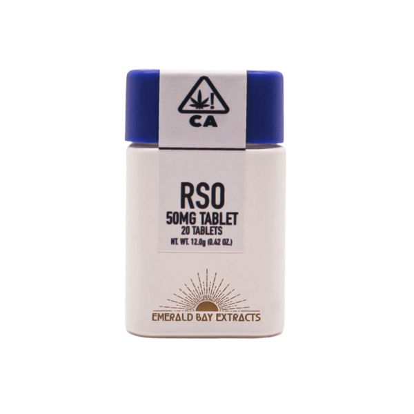 Emerald Bay Extracts 50mg RSO Tablets – Grape Ape 1000mg