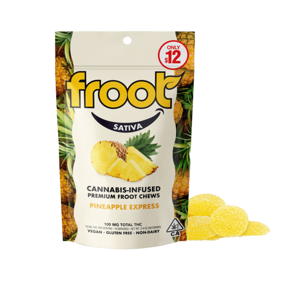 Froot 10 Pack Gummies – Pineapple Express 100mg