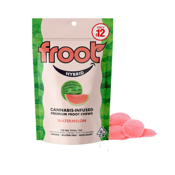 Froot 10 Pack Gummies – Watermelon 100mg