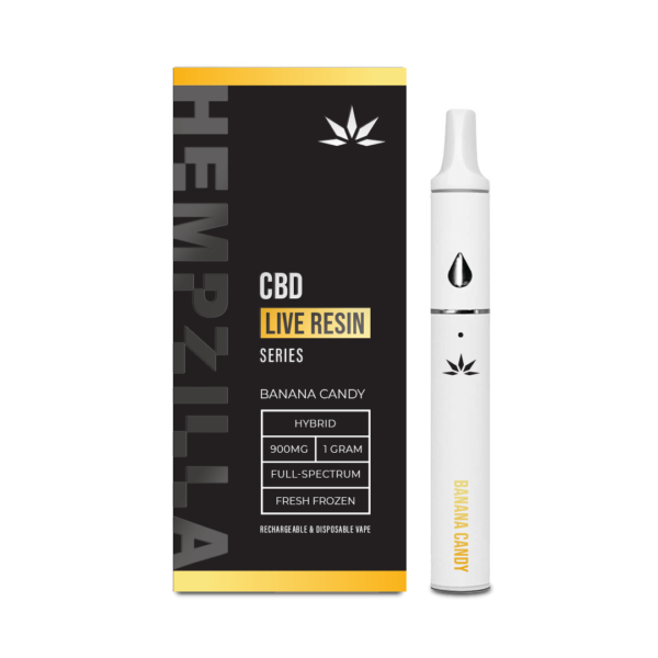 Hempzilla CBD Live Resin Series Disposable | 1g - Image 4