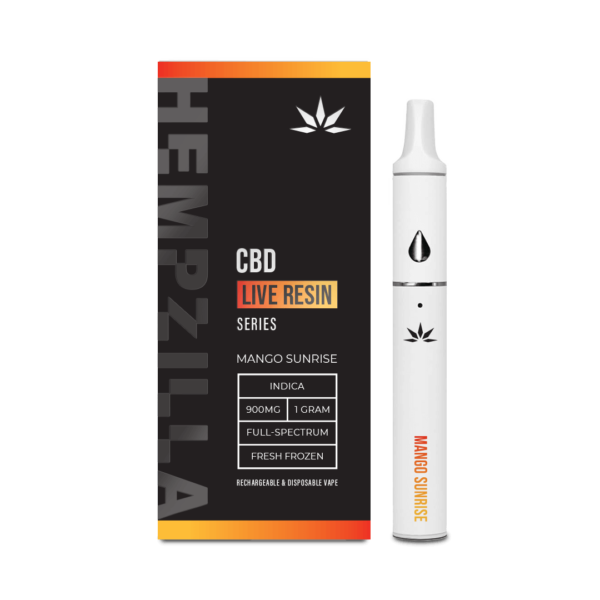 Hempzilla CBD Live Resin Series Disposable | 1g