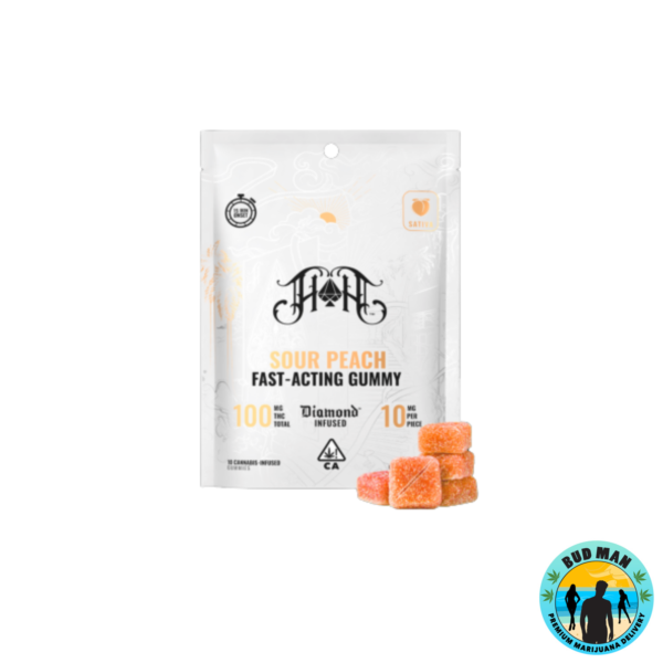 Heavy Hitters Fast-Acting Sour Gummies (100mg THC – 3 options)