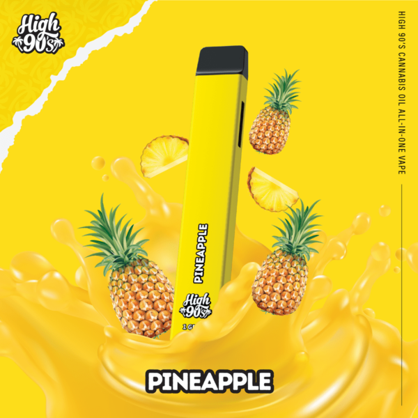 High 90’s Disposable Vape – Pineapple 1g