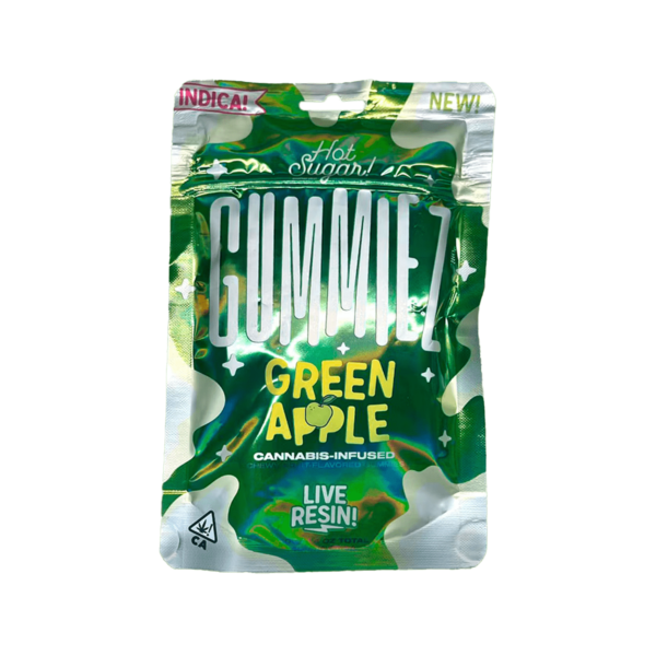 Hot Sugar Gummiez – Green Apple 100mg