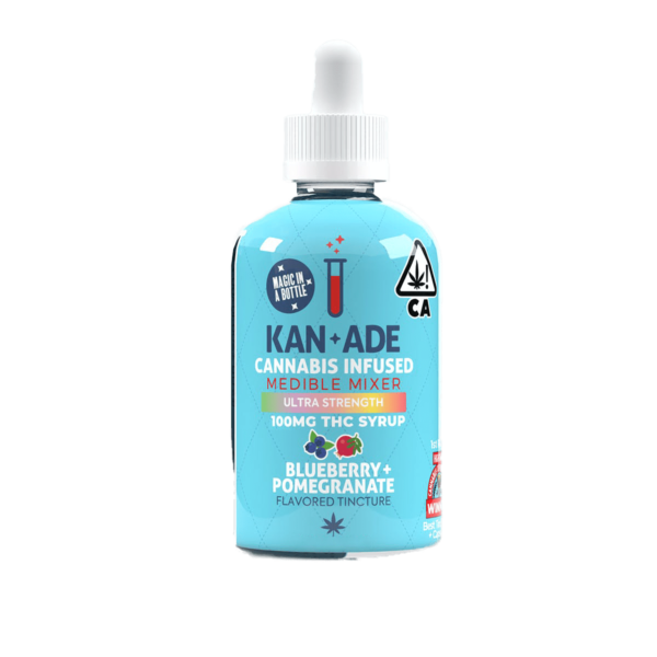 Kan+Ade THC Syrup Mixer – Blueberry and Pomegranate 100mg