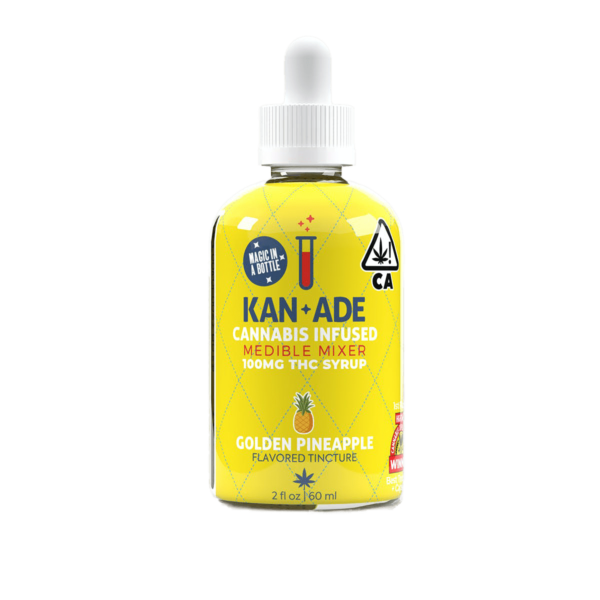 Kan+Ade THC Syrup Mixer – Golden Pineapple 100mg