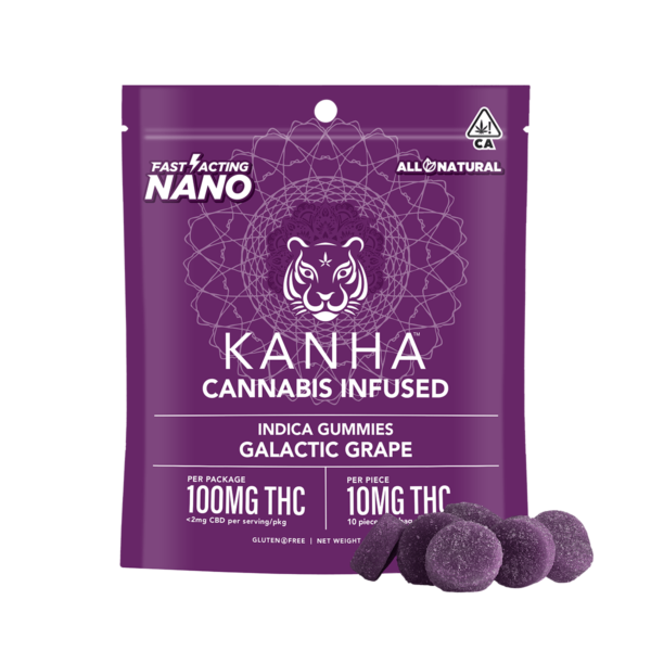 Kanha Nano Gummies – Galactic Grape 100mg
