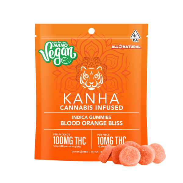 Kanha Nano Gummies – Blood Orange Bliss 100mg
