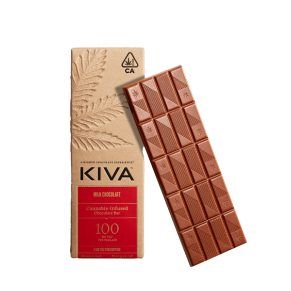 Kiva – Milk Chocolate Bar 100mg