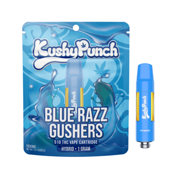 Kushy Punch Cartridge – Blue Razz Gushers 1g