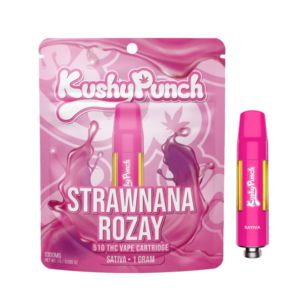 Kushy Punch Cartridge – Strawnana Rozay 1g