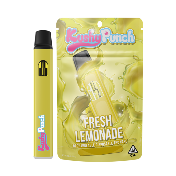 Kushy Punch Disposable Cartridge – Fresh Lemonade 1g