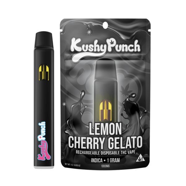 Kushy Punch Disposable Cartridge – Lemon Cherry Gelato 1g
