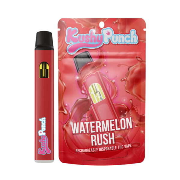 Kushy Punch Disposable Cartridge – Watermelon Rush 1g