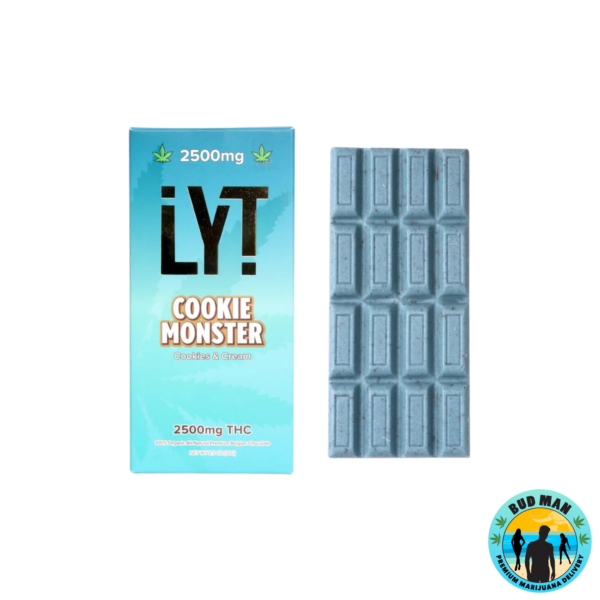 LYT Premium Infused Chocolate Bar (2,500mg THC – 8 options)