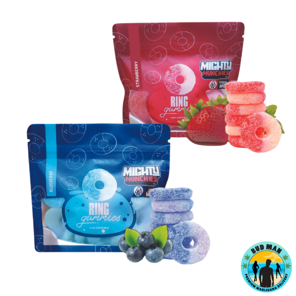 Mighty Munchies Gummies (2,400mg THC – 7 options)