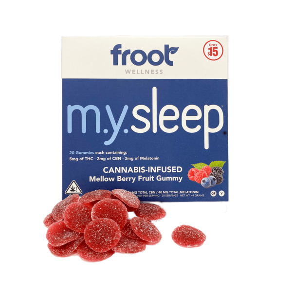 Froot MY SLEEP – 20 Count 100mg THC, 40mg CBN