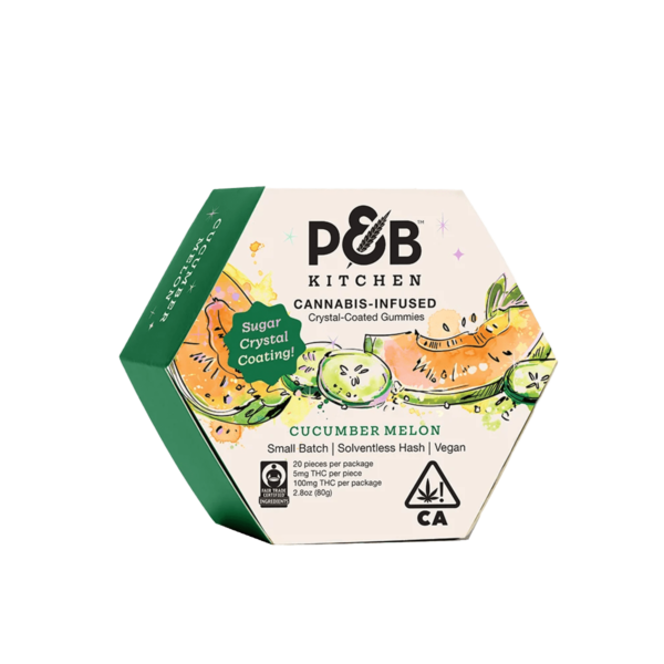 Papa & Barkley Hash Gummies – Cucumber Melon 100mg