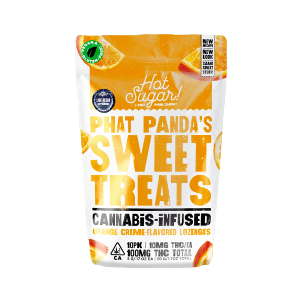 Hot Sugar Hard Candy – Orange Creme 100mg