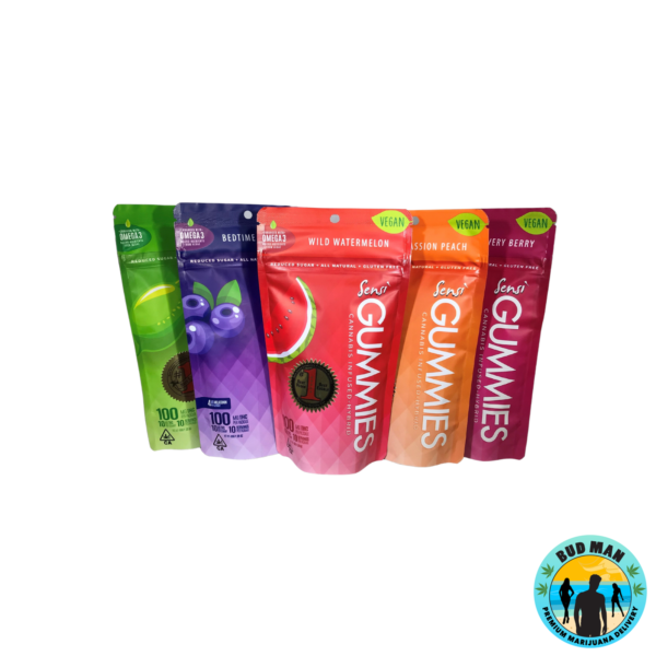 Sensi Chew Vegan Gummies (100mg THC – 7 options)