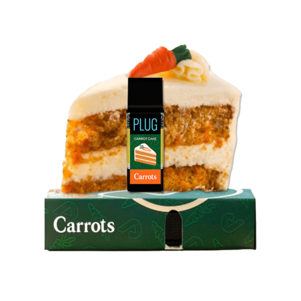 PLUGplay Exotics Cartridge – Carrot Cake 1g
