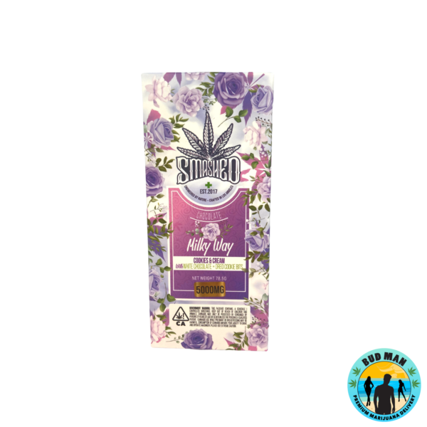 Smashed Exotic Chocolate Bars (5,000mg THC – 11 options)