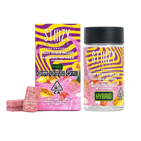 Stiiizy Gummies – Fruit Punch Splash 100mg