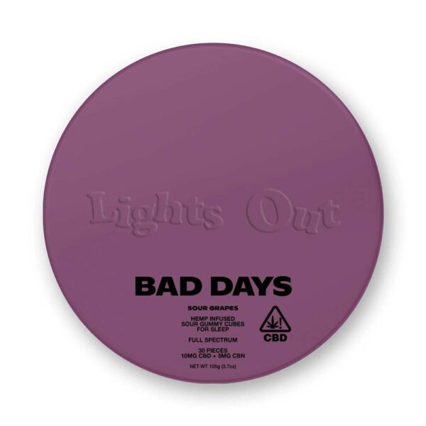 Bad Days Lights Out CBD + CBN Gummies | 450mg