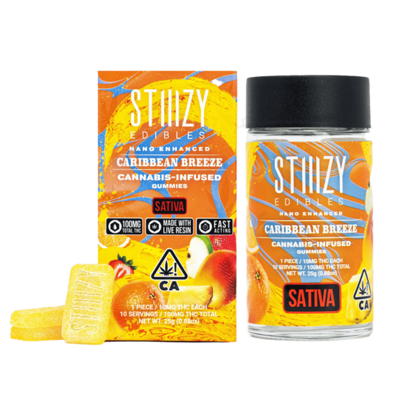 Stiiizy Gummies – Caribbean Breeze 100mg
