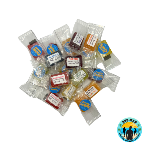 Canna Candys Live Resin Gummy (100mg THC – 11 options)